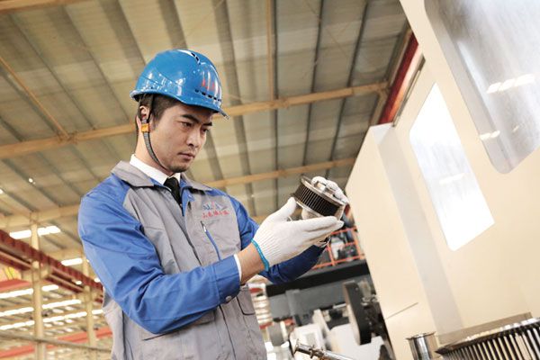 Inspección de calidad saliente de equipos 