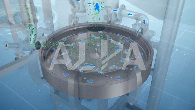 Molino de chorro en espiral